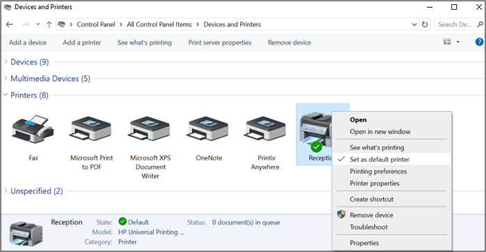 Unable to Print PDF Files on Windows 10 [ Workable Solutions]