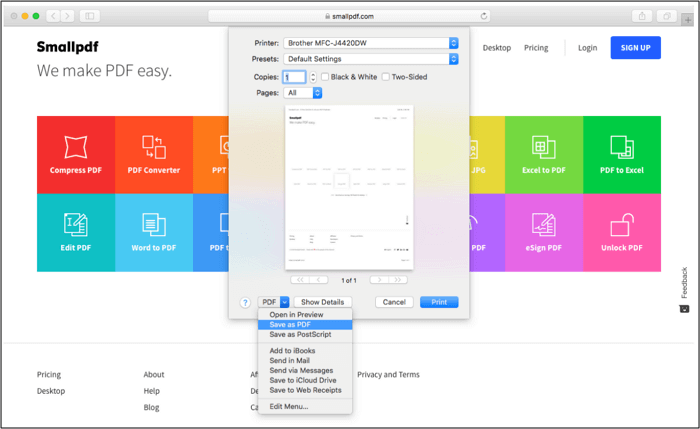 ipad pdf printer