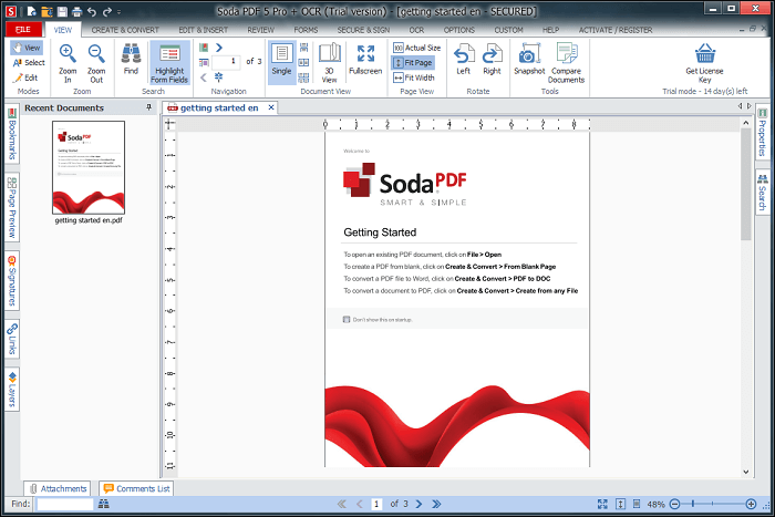 Soda PDF - Επεξεργασία PDFs στα Windows 10