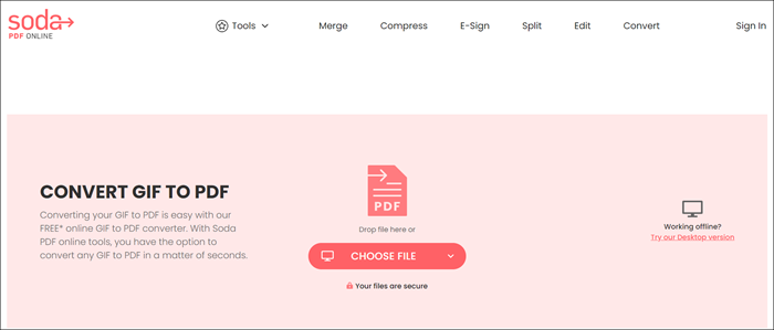 Free Online GIF to PNG Converter tool