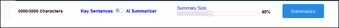 key sentence or ai summarizer