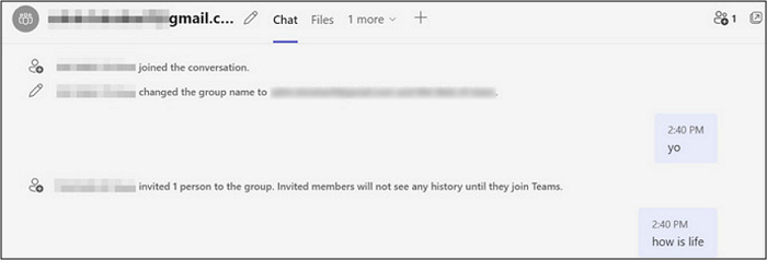 Take Screenshots from Teams