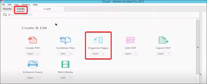 PDF in Adobe importieren