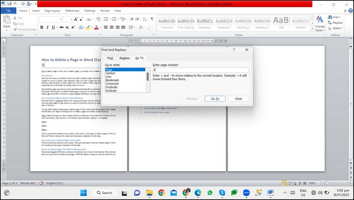 How to Delete a Page in Word [Full Guide in 2024] - EaseUS