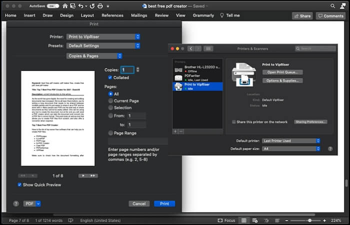 pdf maker mac free