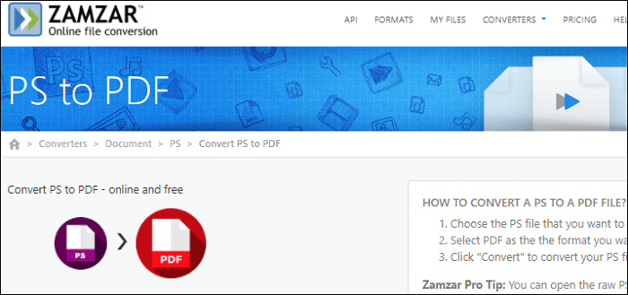 online ps to pdf cnverter