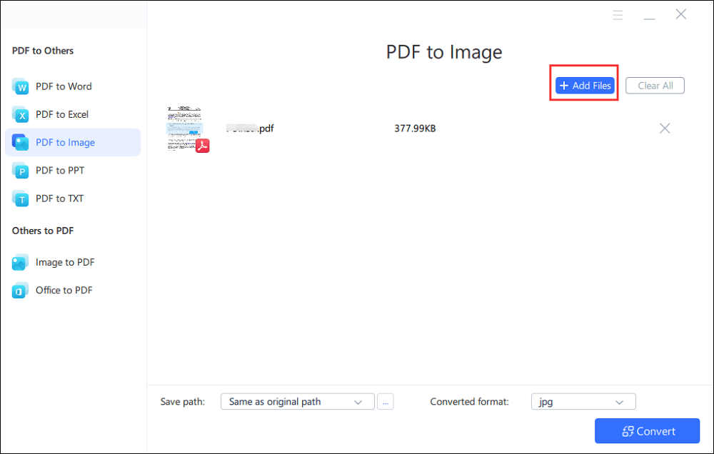 Добавить несколько файлов PDF