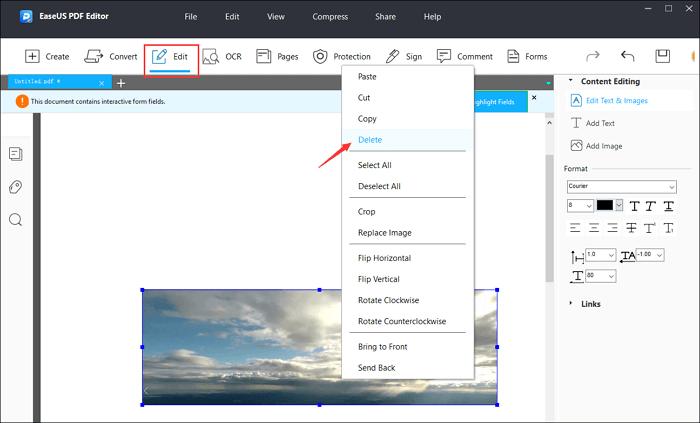 Free] How to Remove Background from PDF on Windows/Online - EaseUS