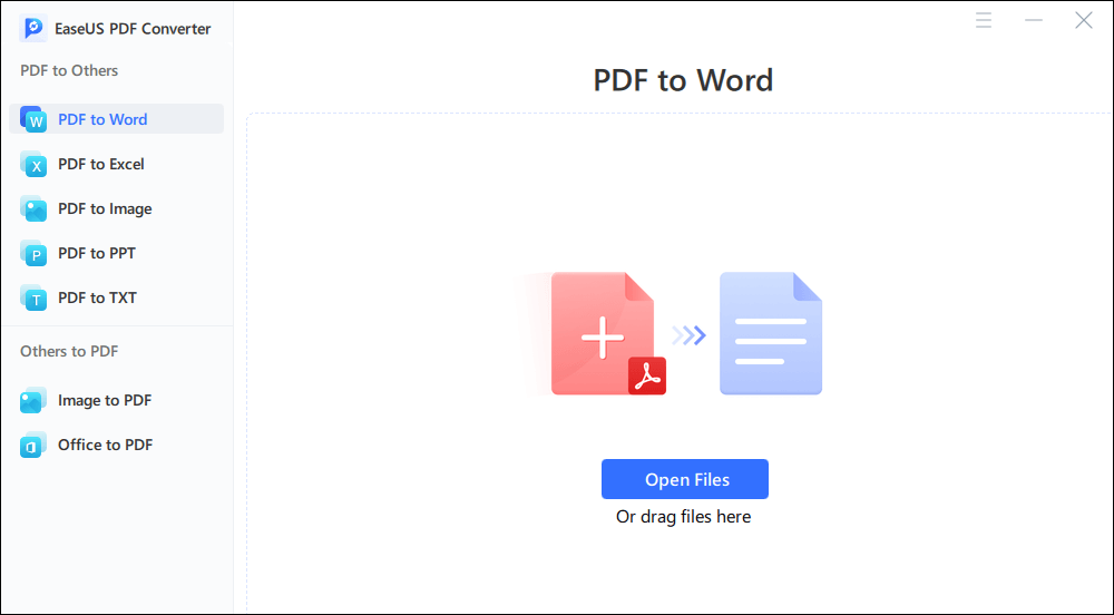 EaseUS PDF Converter screenshot