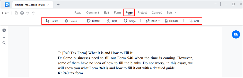 How to Split a PDF into Separate Pages Easily - EaseUS