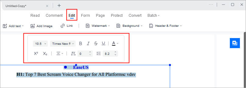 How to Change the Text Color in PDF [Totally Free]