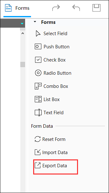 export data from pdf