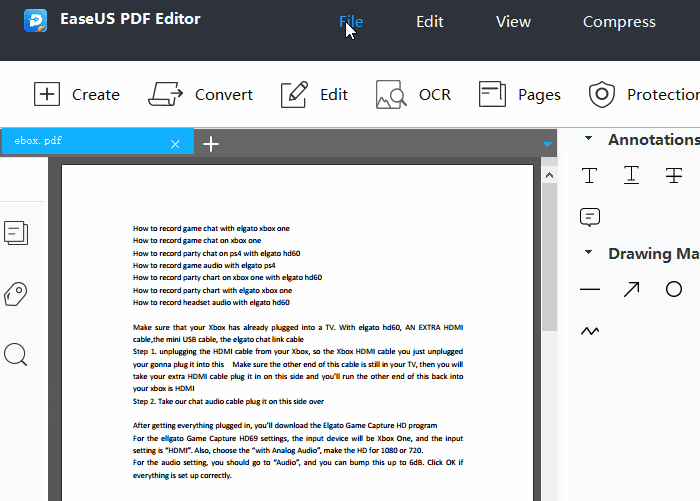 Splitting a PDF file in PDFescape Desktop – PDFescape