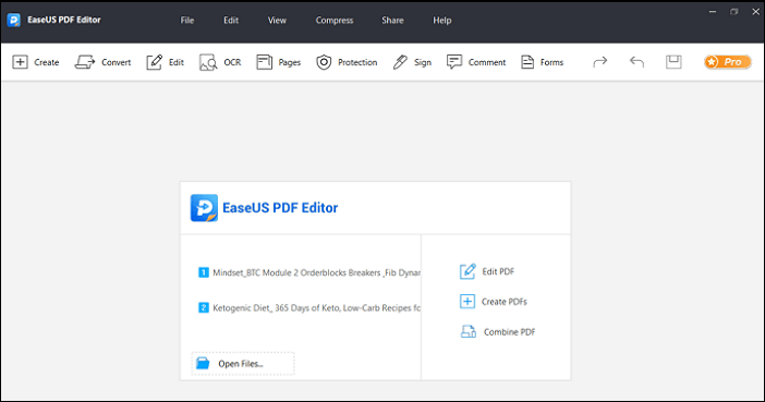 Windows 8 EaseUS PDF Editor full