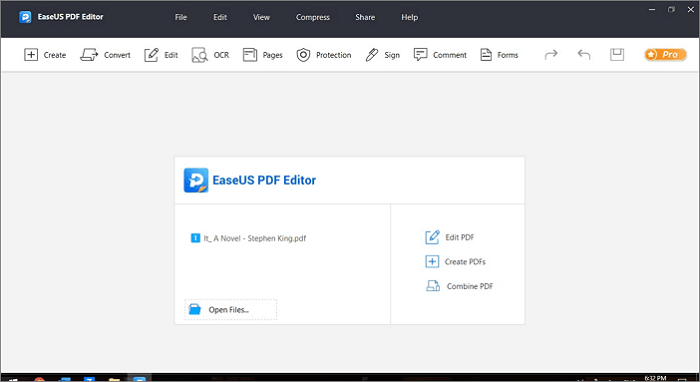 啟動 EaseUS PDF Editor