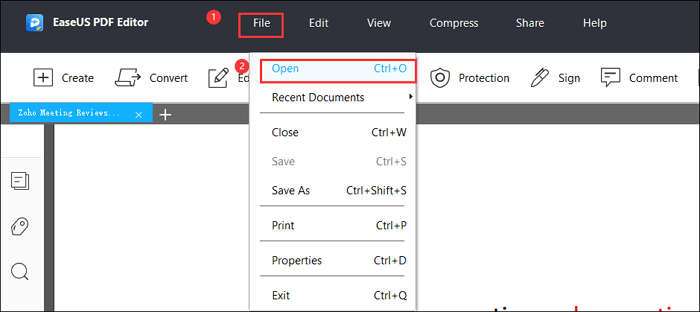 Import PDF file