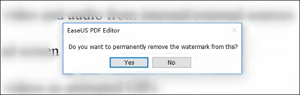 remove pdf watermark