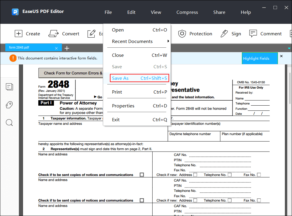 [Instrucciones para el Formulario 2848] Cómo rellenar el Formulario ...