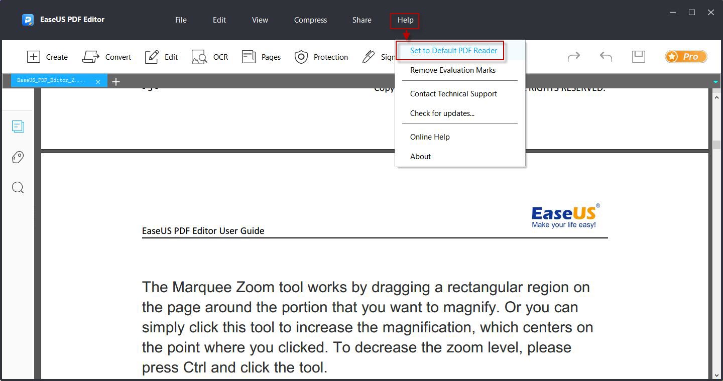 EaseUS PDF Editor Online Guide